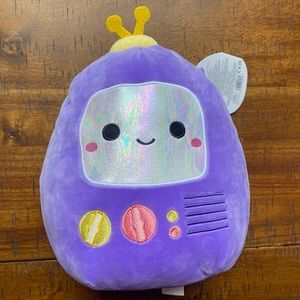 •NWT•Squishmallows 8” Tech Squad Plush- Angusan the Retro TV